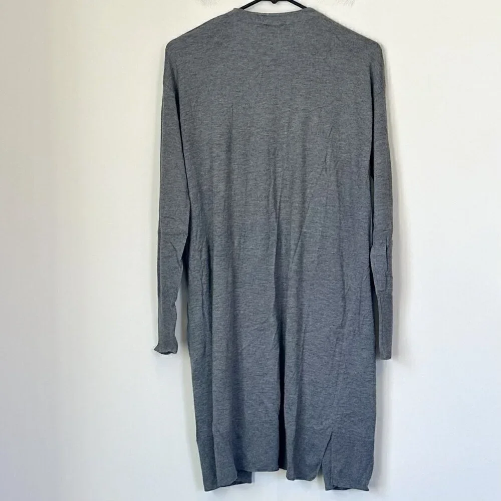 NEW Halogen Women's Gray Open Front Pocket Cardigan - Size: XS
